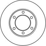 82 481 143 Bremsscheibe VA DF4153 82 481 143 Bremsscheibe VA DF4153