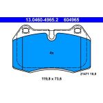 ATE Bremsbelagsatz BMW S. 7 2, 5-3, 5 94-01 13.0460-4965.2 ATE Bremsbelagsatz BMW S. 7 2, 5-3, 5 94-01 13.0460-4965.2