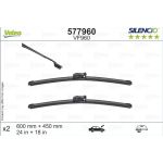VALEO Silencio Flat Blade Set 577960 VALEO Silencio Flat Blade Set 577960