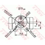 TRW Radbremszylinder BWD183 TRW Radbremszylinder BWD183