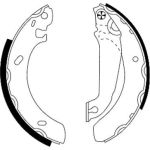 Bremsbacken Ford Escort 91043800 Bremsbacken Ford Escort 91043800