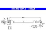 ATE Bremsschlauch 24.5292-0241.3 ATE Bremsschlauch 24.5292-0241.3