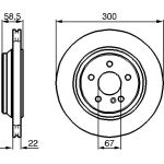 Bremsscheibe HA 0 986 478 473 Bremsscheibe HA 0 986 478 473