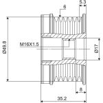 Generatorfreilauf 588078
