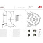 A9100 AS-PL Lichtmaschine (Generator) A9100 A9100 AS-PL Lichtmaschine (Generator) A9100