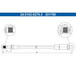 ATE Bremsschlauch 24.5102-0275 ATE Bremsschlauch 24.5102-0275