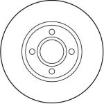 TRW Bremsscheibe Ford Mondeo DF2751 TRW Bremsscheibe Ford Mondeo DF2751