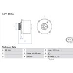 Bosch Generator 0 986 041 750 Bosch Generator 0 986 041 750