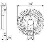 Bremsscheibe 0 986 479 B15 Bremsscheibe 0 986 479 B15