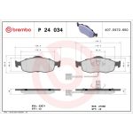 BREMBO Bremsklötze VA P 24 034 BREMBO Bremsklötze VA P 24 034