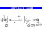 ATE Bremsschlauch 24.5270-0461.3 ATE Bremsschlauch 24.5270-0461.3
