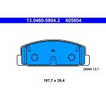 Bremsbelagsatz Mazda T. 323/626/6 98 13.0460-5804.2 Bremsbelagsatz Mazda T. 323/626/6 98 13.0460-5804.2