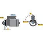 Bosch Starter 0 986 017 500 Bosch Starter 0 986 017 500