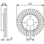 Bosch Bremsscheibe 0 986 479 535 Bosch Bremsscheibe 0 986 479 535