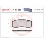 BREMBO Bremsklötze VA P 06 041 BREMBO Bremsklötze VA P 06 041