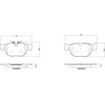 BREMBO Bremsklötze HA P 36 039 BREMBO Bremsklötze HA P 36 039