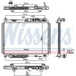 Nissens Wasserkühler PKW 606661 Nissens Wasserkühler PKW 606661