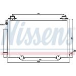 Nissens Klimakondensator 94590 Nissens Klimakondensator 94590