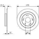 Bosch Bremsscheibe 0 986 479 A92 Bosch Bremsscheibe 0 986 479 A92