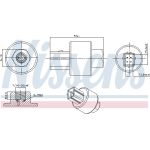 NISSENS Druckschalter, Klimaanlage 301020 NISSENS Druckschalter, Klimaanlage 301020