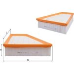 MAHLE Luftfilter LX 1885 MAHLE Luftfilter LX 1885