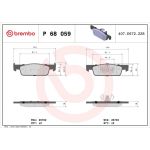 BREMBO Bremsklötze VA P 68 059 BREMBO Bremsklötze VA P 68 059