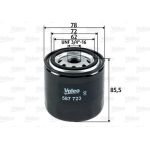 VALEO Kraftstofffilter 587723