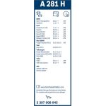 Bosch Scheibenwischer Aerotwin A281H 3397008045 Bosch Scheibenwischer Aerotwin A281H 3397008045