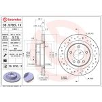Bremsscheibe HA Xtra 09.9793.1X