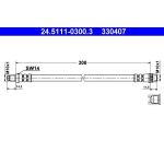 ATE Bremsschlauch 24.5111-0300.3 ATE Bremsschlauch 24.5111-0300.3