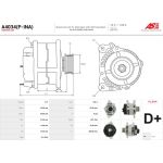A4034(P-INA) AS-PL Lichtmaschine (Generator) A4034(P-INA)