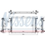 Wasserkühler PKW 606578 Wasserkühler PKW 606578