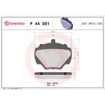BREMBO Bremsklötze HA P 44 001 BREMBO Bremsklötze HA P 44 001