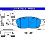 Bremsbelagsatz Jaguar P. S-Type 2,5-4,2 V8 99-07 13.0460-2729.2 Bremsbelagsatz Jaguar P. S-Type 2,5-4,2 V8 99-07 13.0460-2729.2