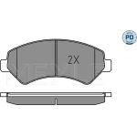 MEYLE Bremsbelagsatz Fiat Ducato 06- Adowno— 2000Kg 025 244 6619-2/PD MEYLE Bremsbelagsatz Fiat Ducato 06- Adowno— 2000Kg 025 244 6619-2/PD
