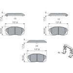 0 986 494 559 Bosch Bremsbelagsatz 0 986 494 559 0 986 494 559 Bosch Bremsbelagsatz 0 986 494 559