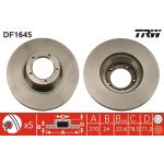 TRW Bremsscheibe DF1645 TRW Bremsscheibe DF1645
