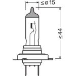 H7 OSRAM 24V 70W PX26D 64215TSP