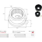 Hohlrad, Planetengetriebe (Anlasser) SG3017 Hohlrad, Planetengetriebe (Anlasser) SG3017