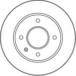TRW Bremsscheibe DF1649 TRW Bremsscheibe DF1649
