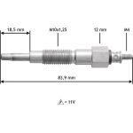 Valeo Glühkerze 345180