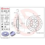 Bremsscheibe VA Xtra 09.5843.3X Bremsscheibe VA Xtra 09.5843.3X