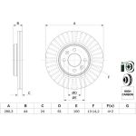 Bremsscheibe VA 0 986 478 590 Bremsscheibe VA 0 986 478 590