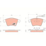 Bremsklötze VA SUV/LCV GDB1555 Bremsklötze VA SUV/LCV GDB1555