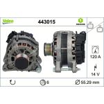 Valeo Lichtmaschine 443015 Valeo Lichtmaschine 443015