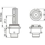 D2S 85V 35W XENON WHITE P32D-2 1987302910 D2S 85V 35W XENON WHITE P32D-2 1987302910