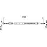 Handbremsseil 1987482235 Handbremsseil 1987482235