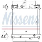 Nissens Wasserkühler PKW 646816 Nissens Wasserkühler PKW 646816
