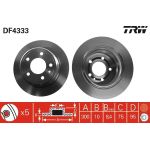 TRW Bremsscheibe BMW E34 525 91-97 DF4333 TRW Bremsscheibe BMW E34 525 91-97 DF4333