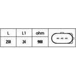 HELLA Impulsgeber, Kurbelwelle 6PU 009 146-581 HELLA Impulsgeber, Kurbelwelle 6PU 009 146-581